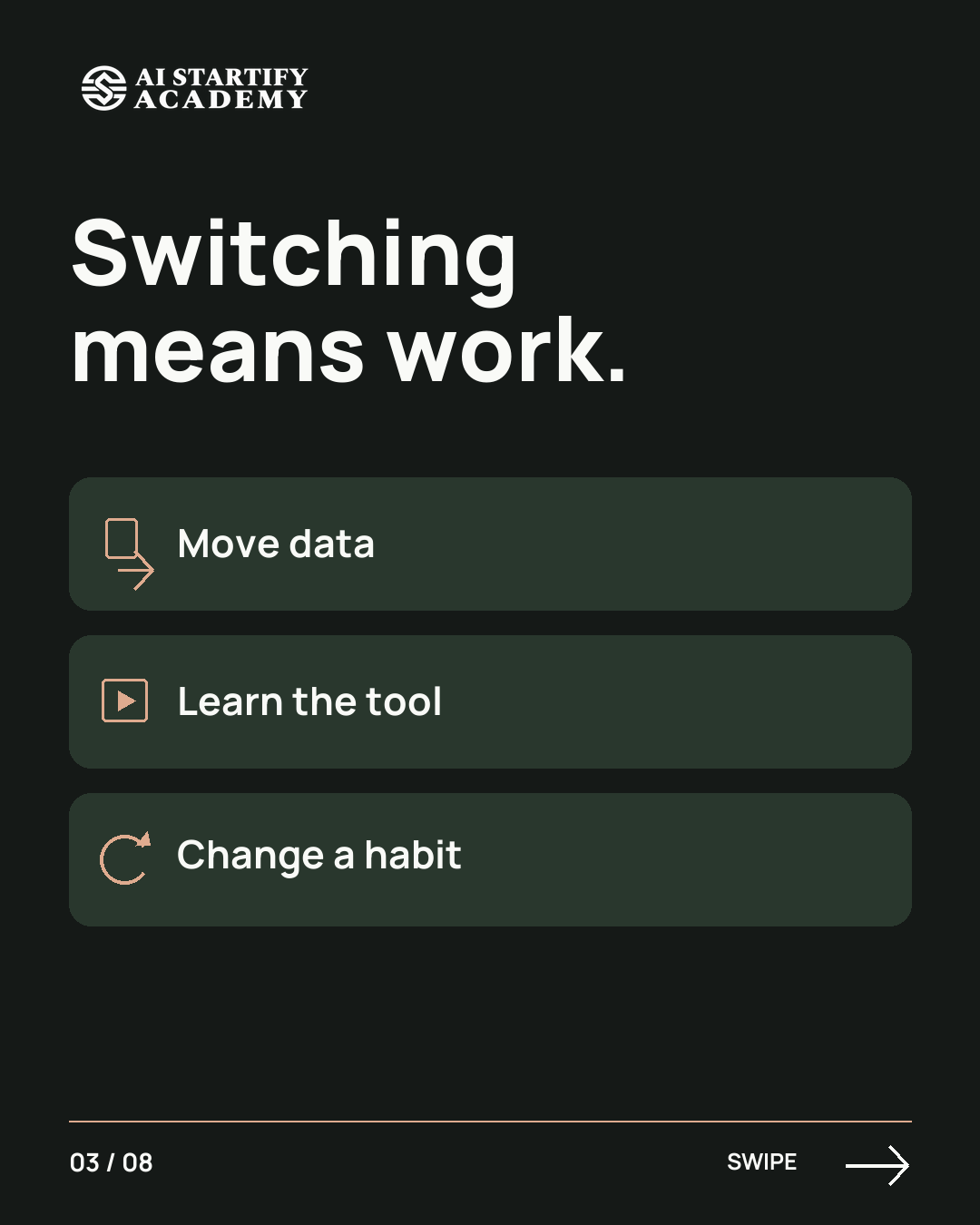 A spreadsheet, the effort of switching tools and a double booking illustrate why a new app needs to solve a concrete problem. — slide 3